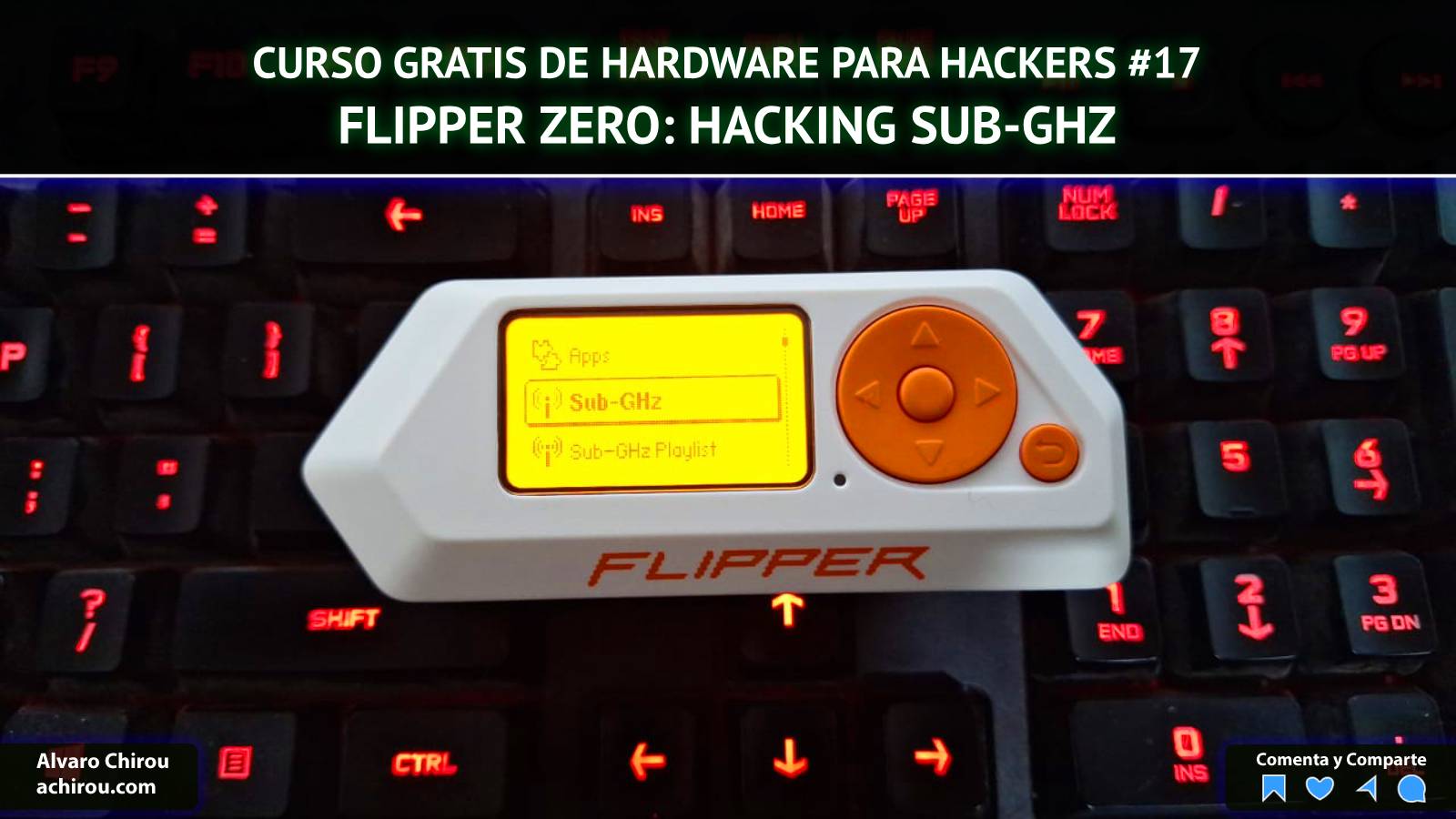 Gu A De Flipper Zero Hacking Sub Ghz Lvaro Chirou