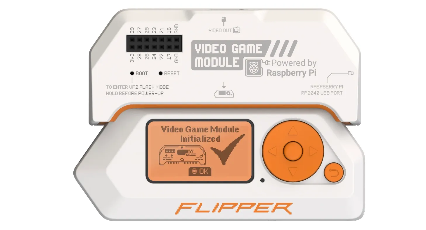 El módulo ha sido detectado correctamente por Flipper Zero El módulo ha sido detectado correctamente por Flipper Zero